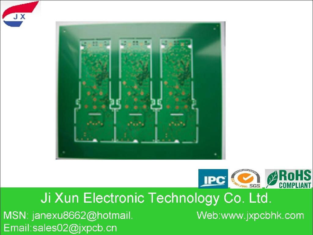 double side HAL pcb for electronics product