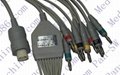 Nihon Kohden one piece 10-lead ECG cable with leadwire  4