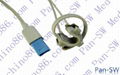 HP Philips three lead defibrillation patient monitor ECG cable leadwire 3