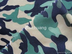 Polyester Spandex Printed Fabric