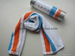 100% cotton sports towel