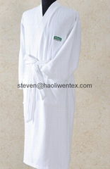 100% cotton velour bathrobe