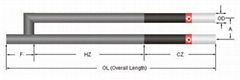 silicon carbide (SIC) H-type fit forhigh temperature muffle furnace