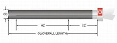 XINYU SILICON CARBIDE HEATING GROOVE --TYPE for high temperature muffle furn 