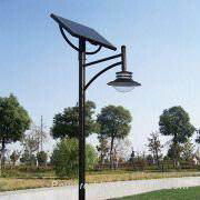 Wind turbine & solar panel for street lamp 4