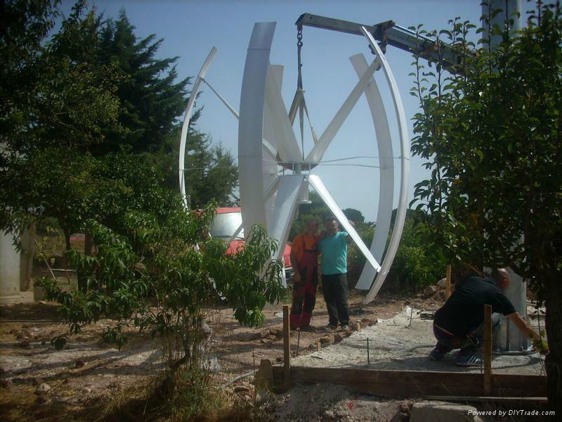 5kw vertical wind turbine  5