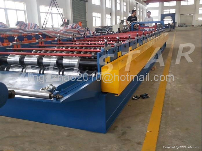 Trapezoidal Roofing Roll Forming Machine