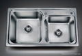 stainless steel double bowl sink 1