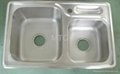 stainless steel double bowl sink 3