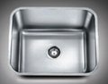 Satin Finish Single Bowl Stainless Steel Undermount Kitchen Sink  2