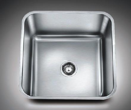 Satin Finish Single Bowl Stainless Steel Undermount Kitchen Sink  3