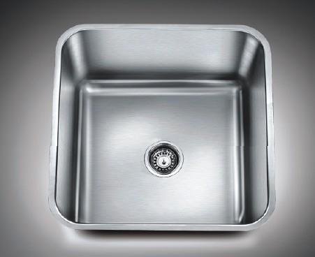 Satin Finish Single Bowl Stainless Steel Undermount Kitchen Sink  4