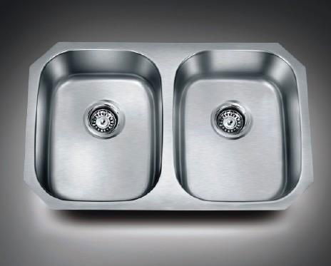 Double Bowl Stainless Steel Undermount Kitchen Sink  4