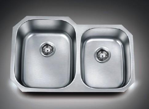 Double Bowl Stainless Steel Undermount Kitchen Sink  5