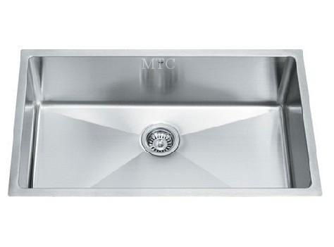Satin Finsh Stainless Steel Single Bowl Undermount Bar Kitchen Sinks