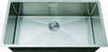 Satin Finsh Stainless Steel Single Bowl Undermount Bar Kitchen Sinks 2