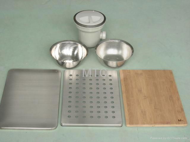 Multi-functional Compound Stainless Steel Sinks 5