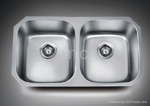 Stainless Steel European Style Undermount Single Bowl Kitchen Sinks 4