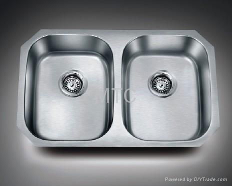 Stainless Steel European Style Undermount Single Bowl Kitchen Sinks 5