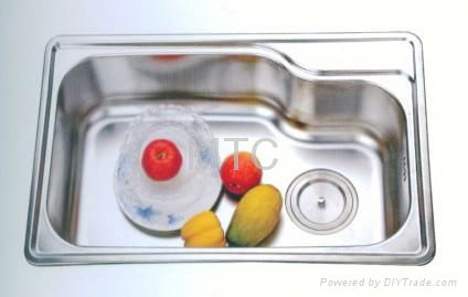 Stainless Steel Single Bowl Topmount Kitchen Sinks 2