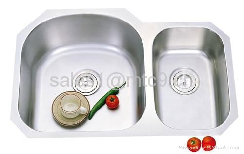 Double Bowl Undermounted Stainless Steel Sink 3