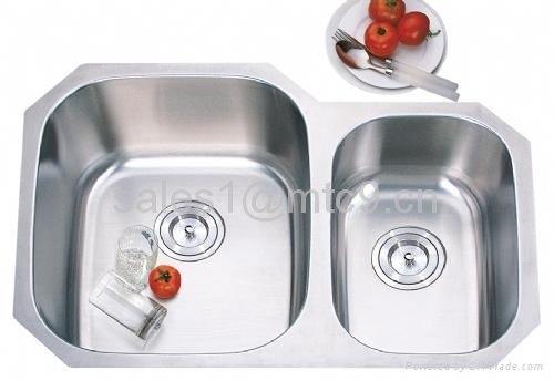 Double Bowl Undermounted Stainless Steel Sink 4