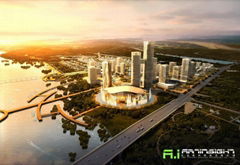 3D rendering - urban planning