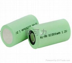 NI-MH  rechargeable battery SC1500MAH