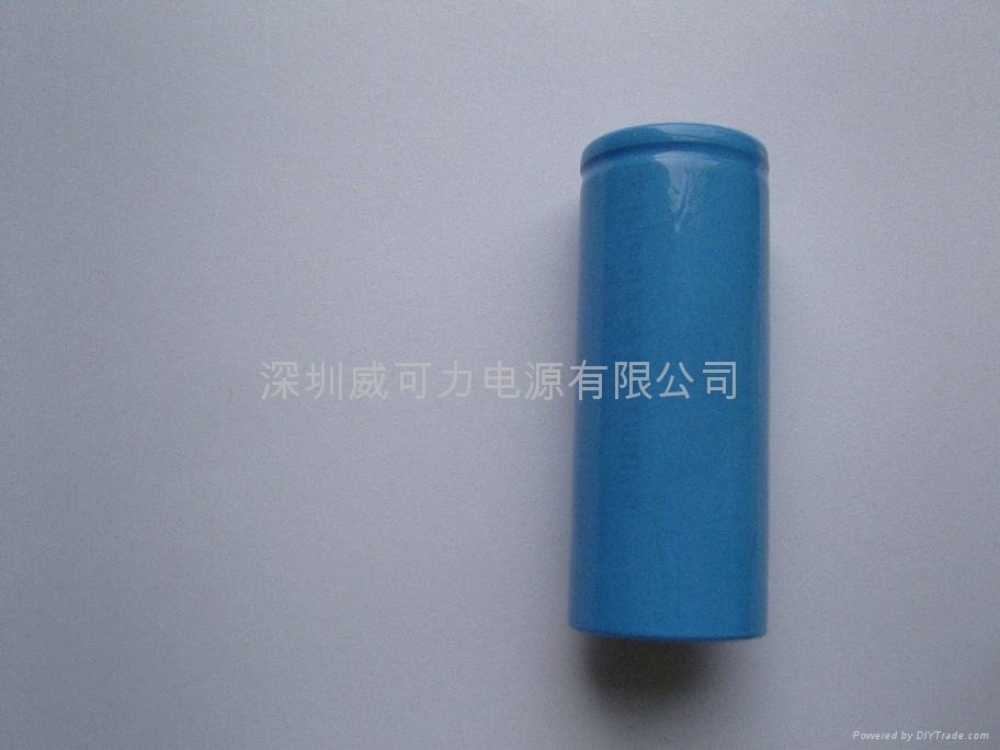 長壽命磷酸鐵鋰圓柱形鋰電池26650-2200mah鋰離子充