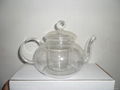 borosilicate glass teapot 1