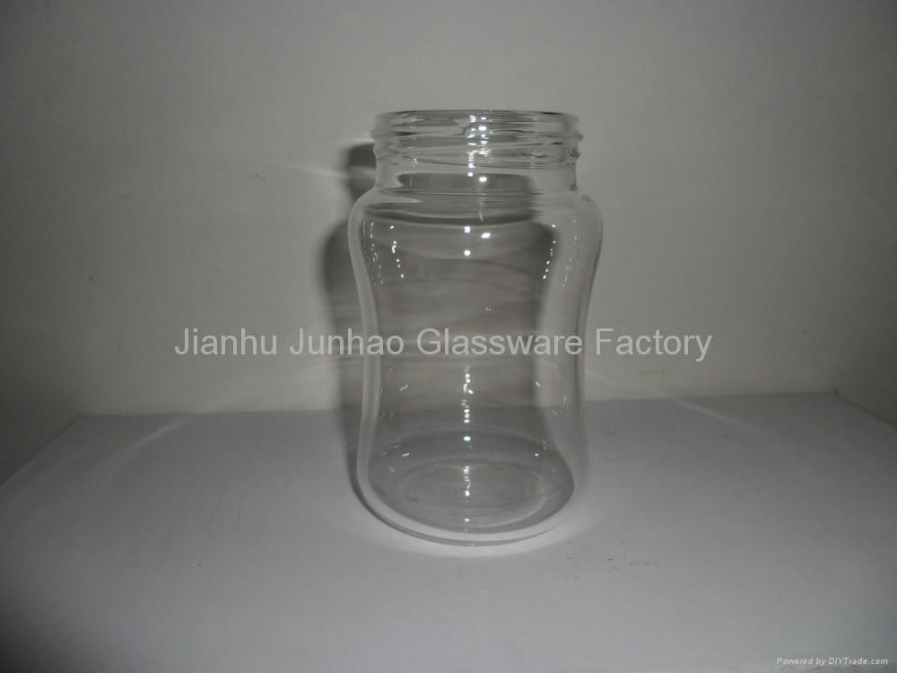 borosilicate glass baby feeding bottle