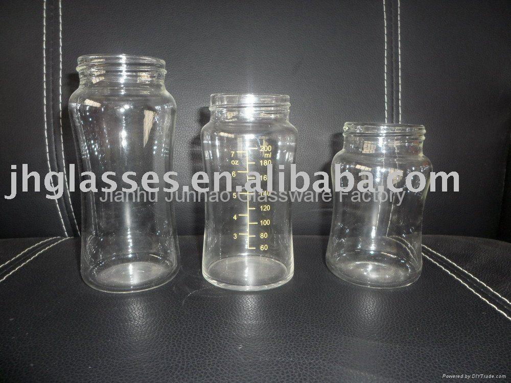 borosilicate glass baby feeding bottle 2