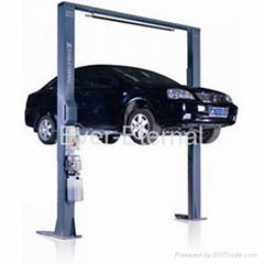 Asymmetric column clear floor two post lift (CE) car lift