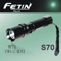 flashlight CREEQ3 police rechargeable led