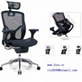 Black Mesh Back Swivel Desk Chair 1