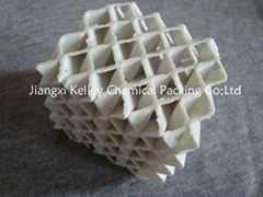 Ceramic structured packing