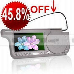 7 inch car sunvisor monitor DVD, Grey right side