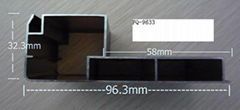 Led to the type of border display material