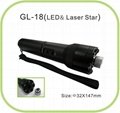 GL-18 LED & Star laser pointer