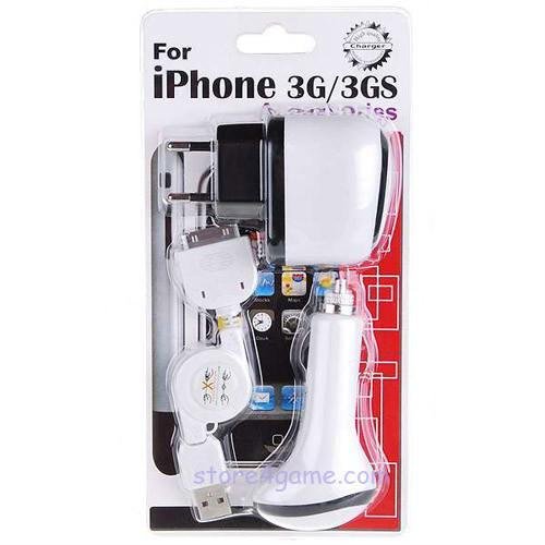 Wholesale Universal USB/AC/Car Charger Adapters for iPhone 3G/3GS 1