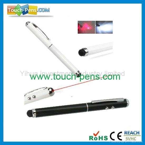 CTP011-3 in 1 Red Laser Capacitive Stylus Touch Pen