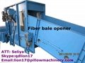 Fiber bale opening machine