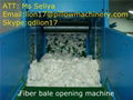 Fiber bale opening machine 4