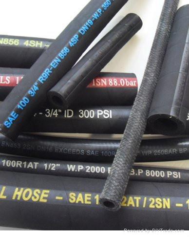 Rubber hose/ hydraulic hose SAE/DIN Series 2