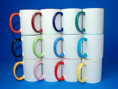 Sublimation 11 oz. Mug Color Rim & Handle