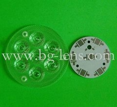 74mm 7W led lens with PCB