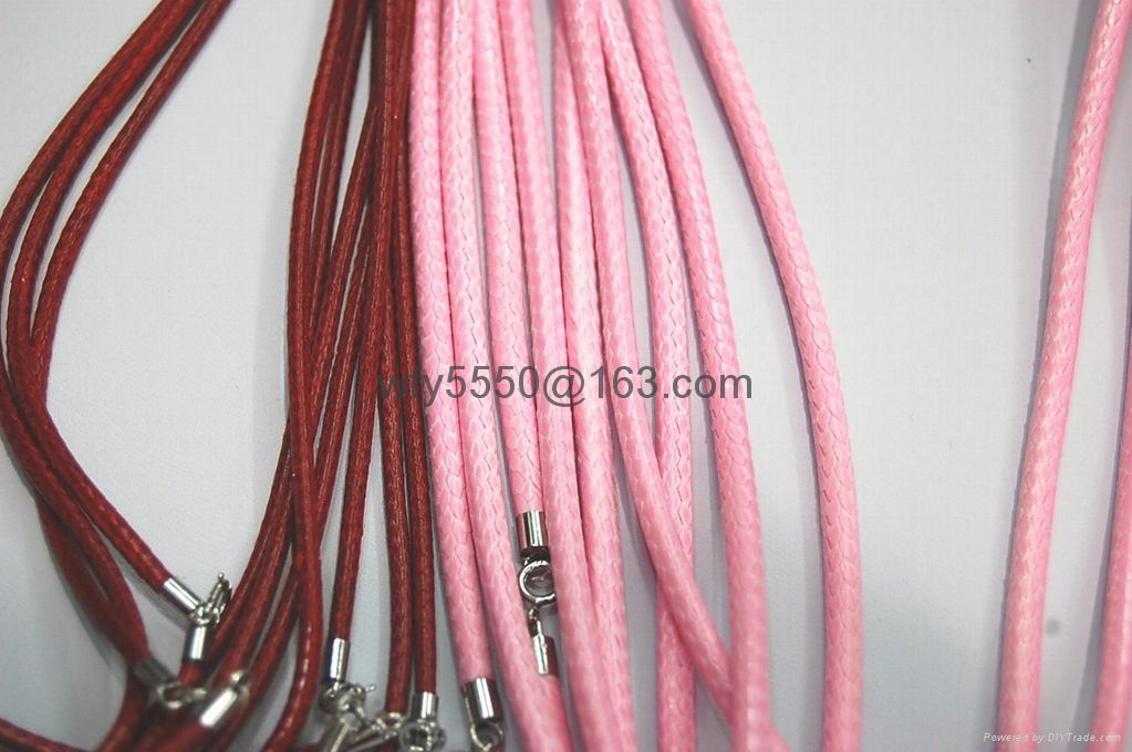 WAX CORD WITH 925 SILVER  2
