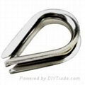 stainelss steel rigging hardware---wire thimble