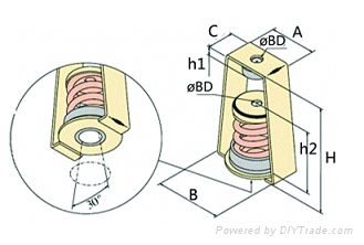 吊式彈簧減振器 2