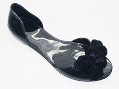 lady jelly shoes